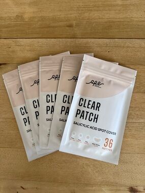 Clear Patch Salicylic Acid Spot Cover Pack - A Set of 5 Pouches. Each 36 patches